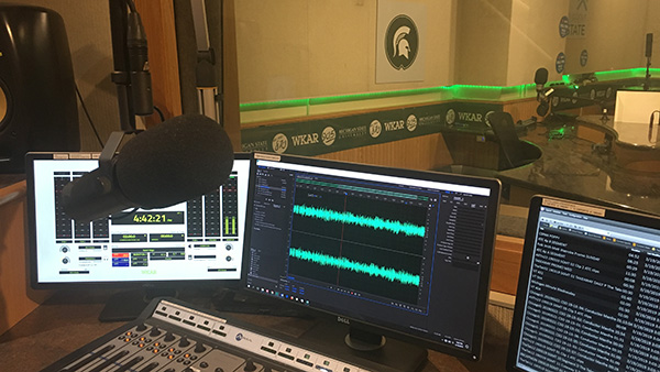 WKAR radio studio